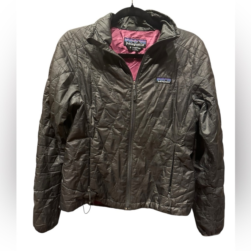 Patagonia Women's Metallic Gray Puffer Jacket